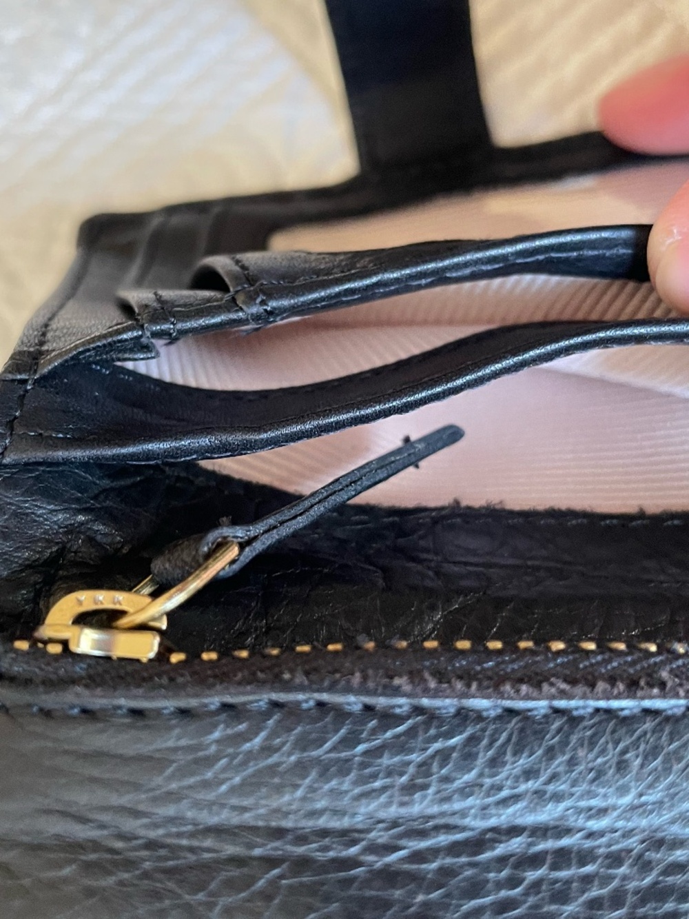 Margot New York Lizzie small bifold leather wallet in black - Picture 10 of 13